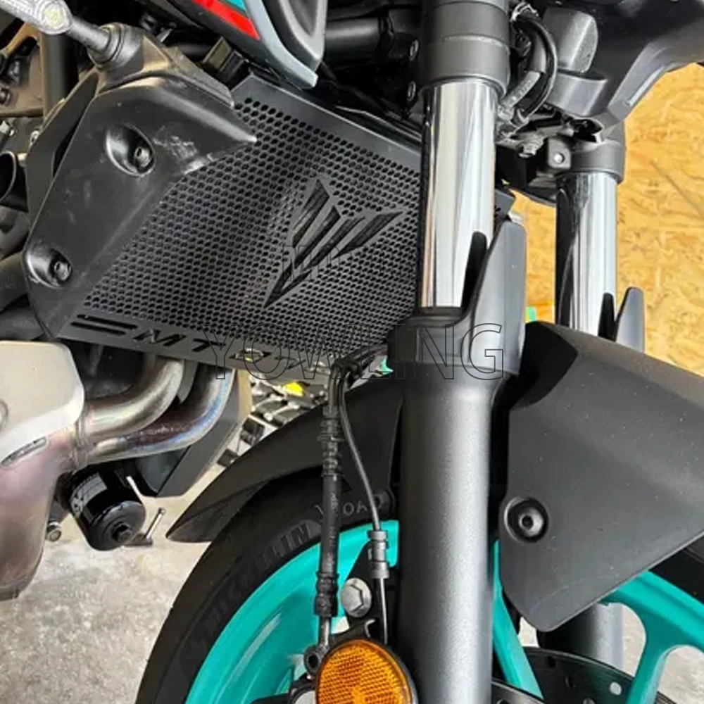 Per Yamaha MT-07 FZ-07 MT07 MT FZ 07 2014 ~ 2023 2024 2020 2022 MT07 Moto Griglia Del Radiatore Protezione Della Copertura di Protezione Del Serbatoio Del Carburante