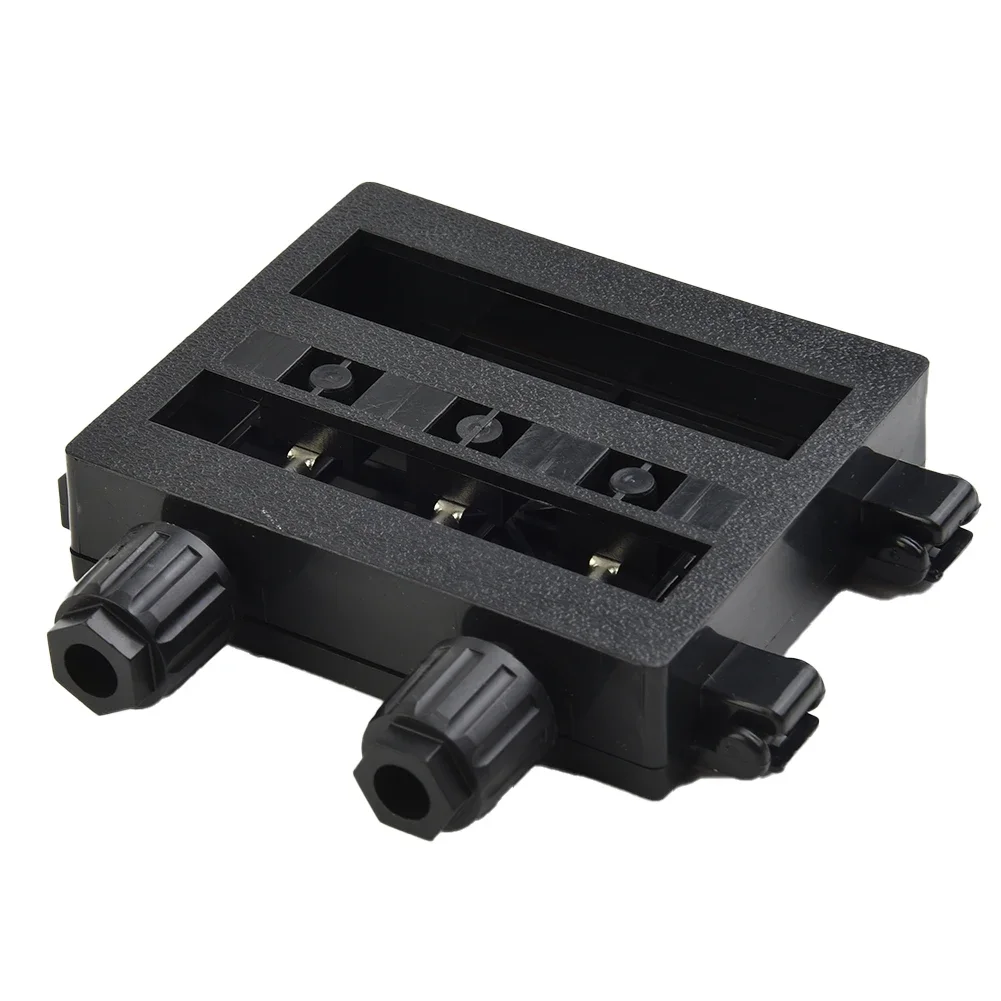 Cable Connector Kit 50W-120W Electrical Testing TOOL Junction Box 50W-120W 6A Junction Box PV Panel Solar Black