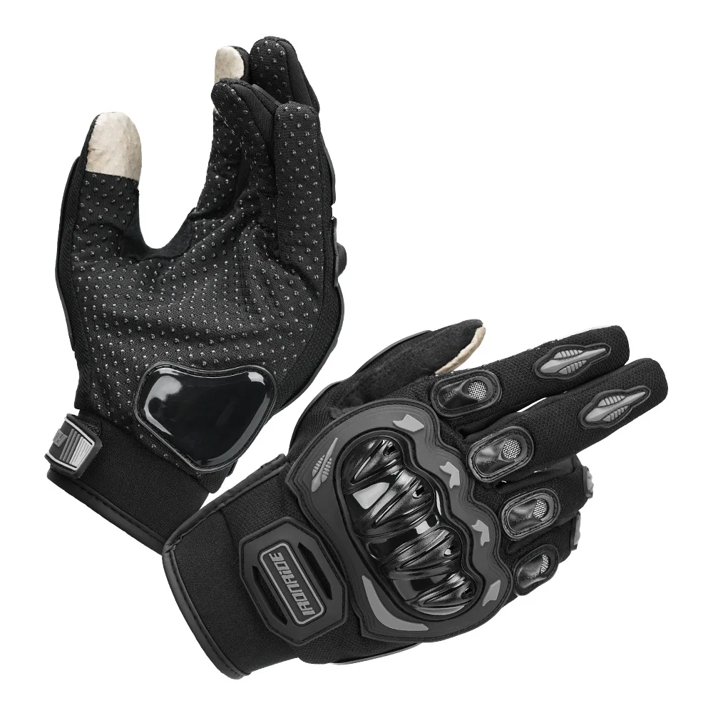 Men's Full Finger Motorbike Riding Gloves Protective Anti-slip Anti-fall Breathable Outdoor Racing Sports Gloves