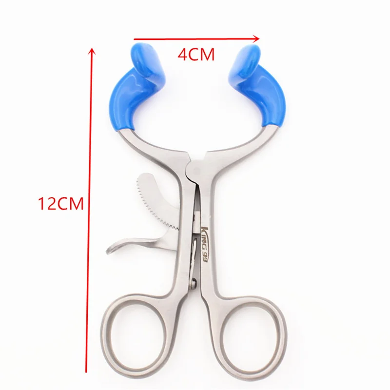 Abridor de boca Dental de 1 piezas, Retractor de labios, expansor de mejillas, Material de acero inoxidable, herramientas de dentista, instrumento