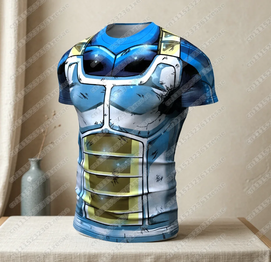 2026 Dragon Ball Super Football Shirt, Anime 3D Printed Short Sleeve, Breathable Quick Drying Sports T-shirt, Family Style4