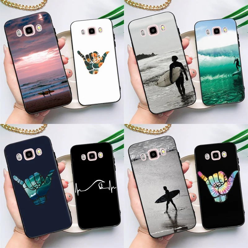 Surfer Surf Hang Loose Shaka Case For Samsung J1 J3 J5 J7 2016 A3 A5 2017 A7 A9 A6 A8 J4 J6 Plus J8 2018 Phone Cover