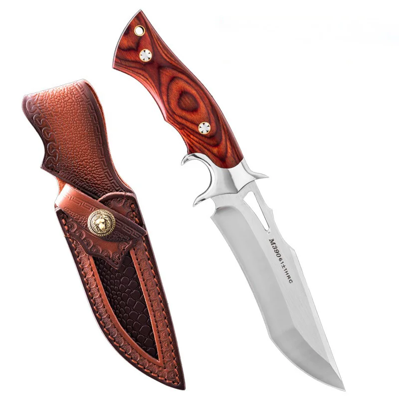 High hardness outdoor cutting knife, EDC convenient fixed blade, camping multi-purpose survival knife and hunting knife