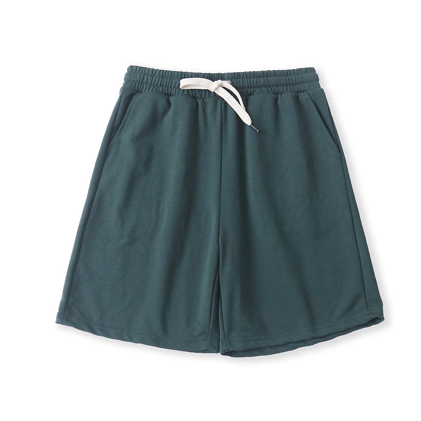 Casual High Waist Elastic Sports Pants Women's Summer New Style Fleece Loose Versatile Shorts Side Pocket Ladies Fashion