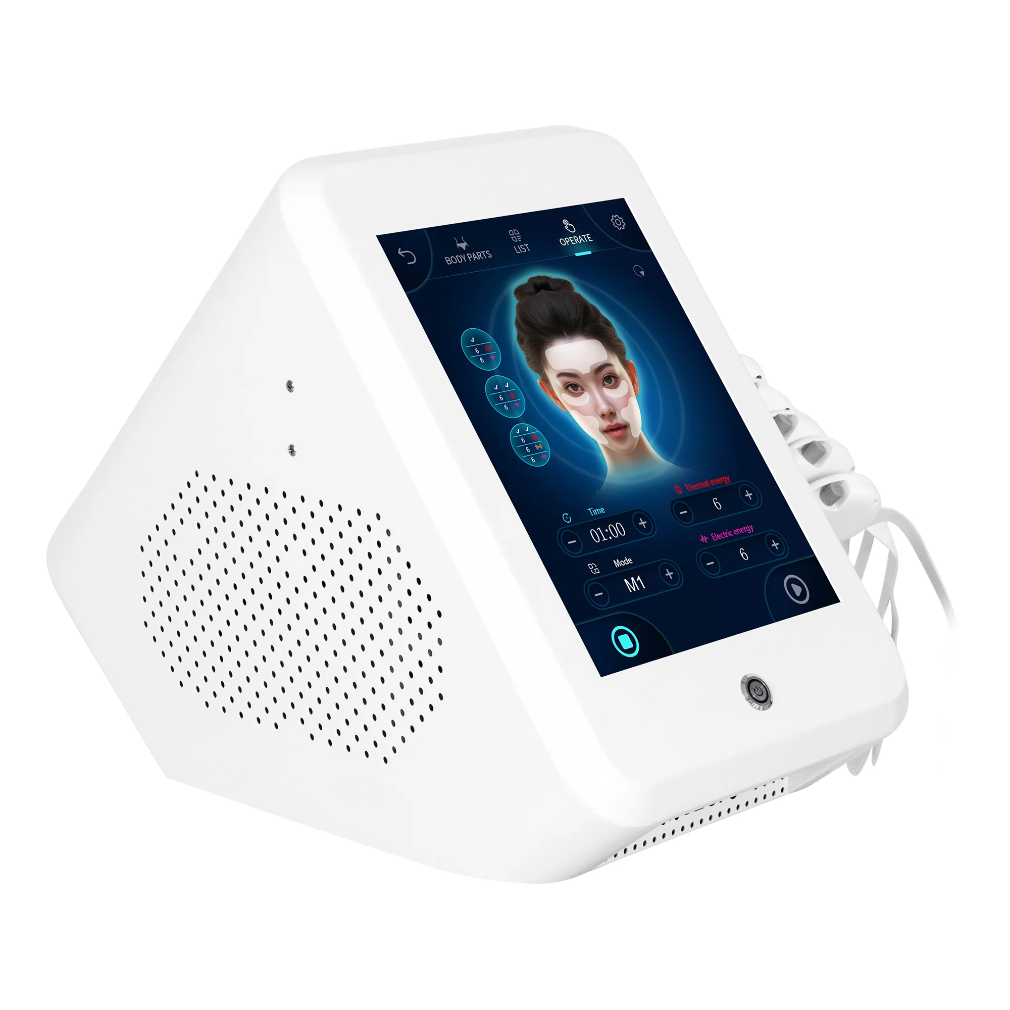 MYOSLIM PE FACE Maschine Slim Face Lift Facial Skin Straffen Sie die Hebemaschine Elektromagnetische Faltenreduzierung Weiblich