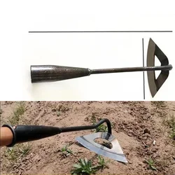 Hardened Hollow Hoe Handheld Weeding Rake Planting Vegetable Farm Garden Agriculture Ranch Tools Accessories Shovel