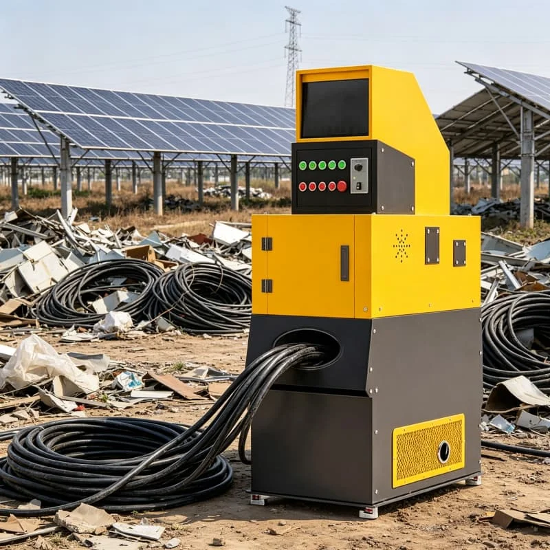 Granulateur de câbles en cuivre, machine de recyclage de fils, usine de récupération de câbles de communication et de circuits automobiles, capacité de traitement