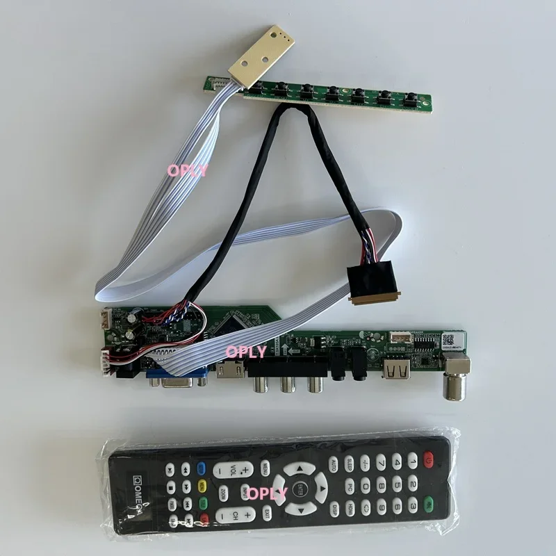 

TV Controller board kit for LTN140AT26 N140BGE N140BGE-L22 1366x768 14" HDMI-compatible RF USB AV VGA Audio LED Screen monitor