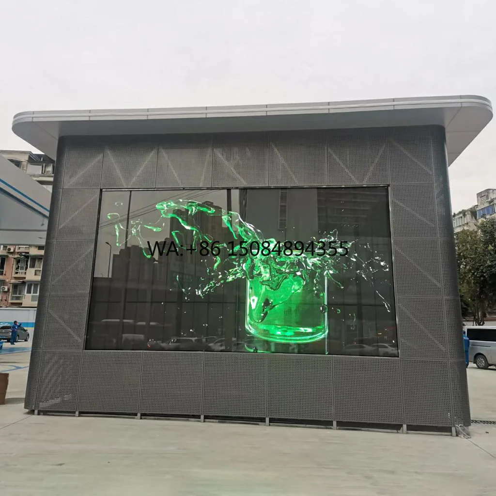 

High Brightness Full Color Transparent LED Display 100,000 Hours Service Life Customizable Size 3-Year Warranty Indoor/Outdoor