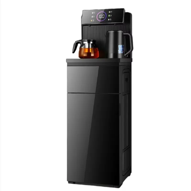 2026 High-End Intelligent Commercial Freestanding Water Dispenser Hot Cold Vertical Tea Bar Machine for Hotels RVs Household