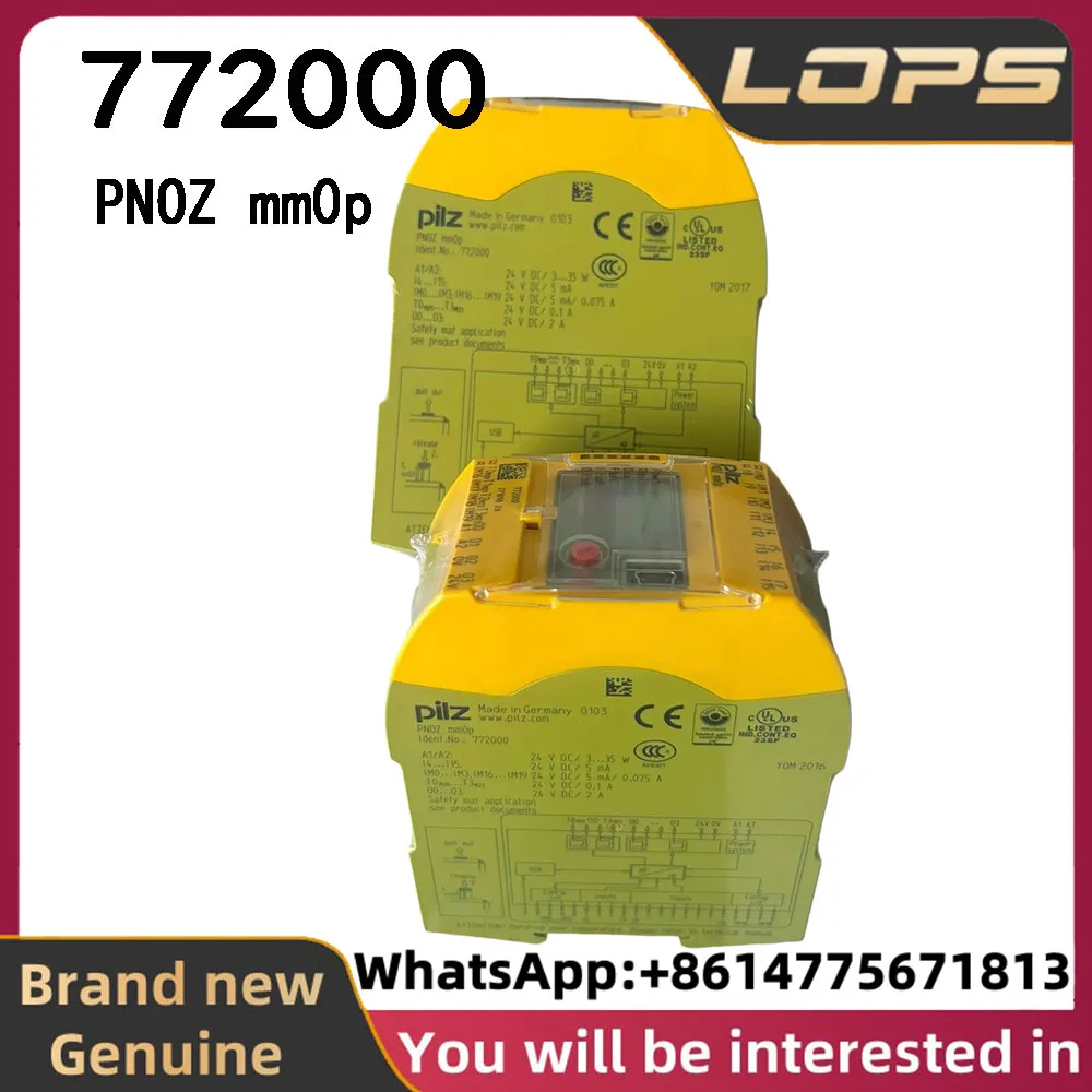 PNOZ mm0p Pilz 772000 safety relay, brand new original genuine, large quantity in stock, welcome to inquire