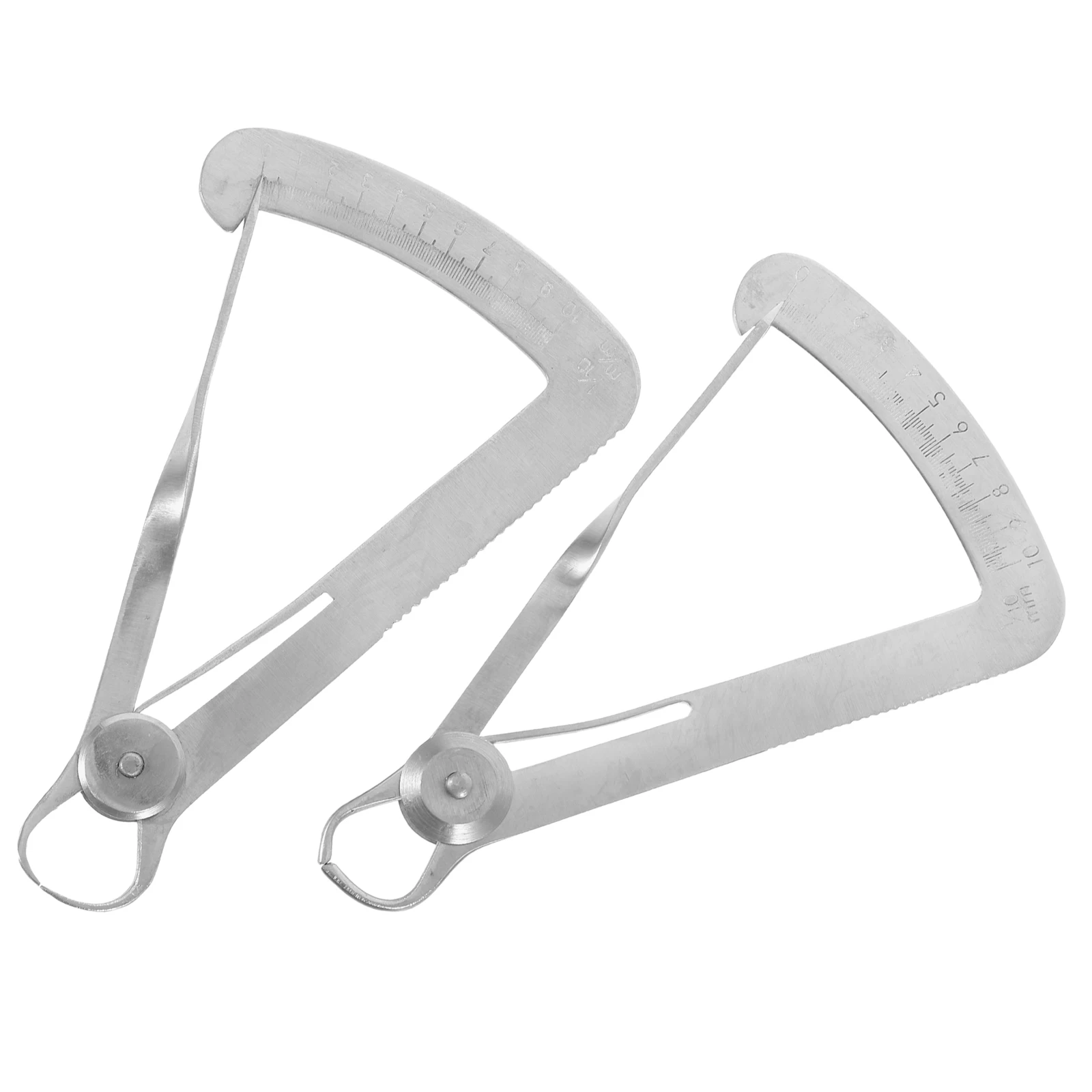 

2Pcs High Precision Caliper Stainless Steel Measuring Tool Internally Height Ruler Gauge Instrument Jewelry Making Gemstone Work