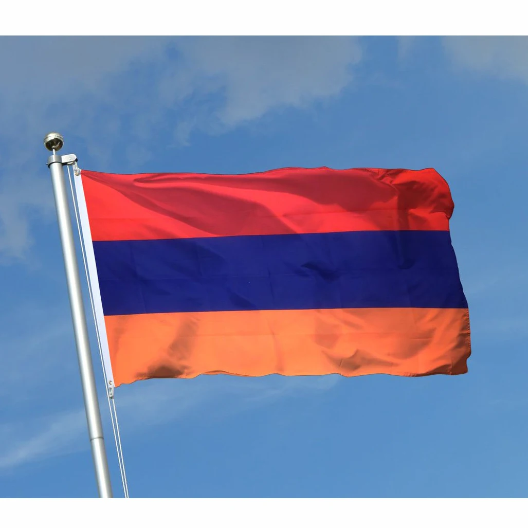 60x90 سنتيمتر 90X150 سنتيمتر أرمينيا العلم الذراع أرمينيا معلقة العلم الوطني ديكور المنزل العلم راية