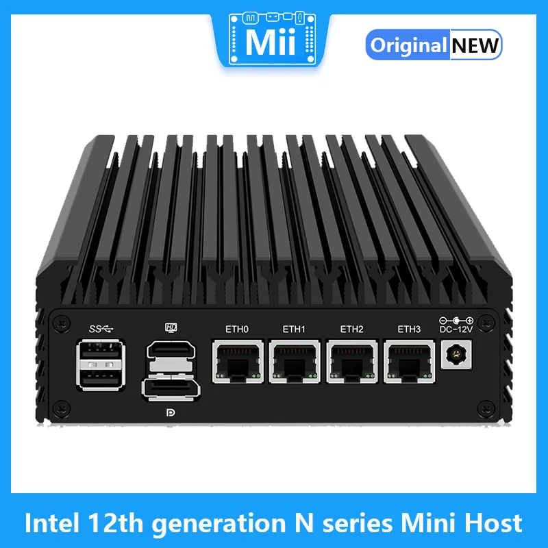 

Cwwk N305 Intel 12th Generation N Series 8-core New Member N95/N100/N200/N305 Fanless Mini Host Soft Router