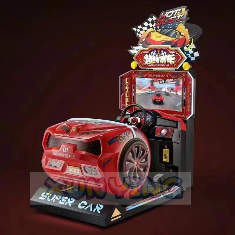 Arcade Videospiel Autospiele Racing Happy Racing Arcade Kinder Rennwagen Spielmaschine