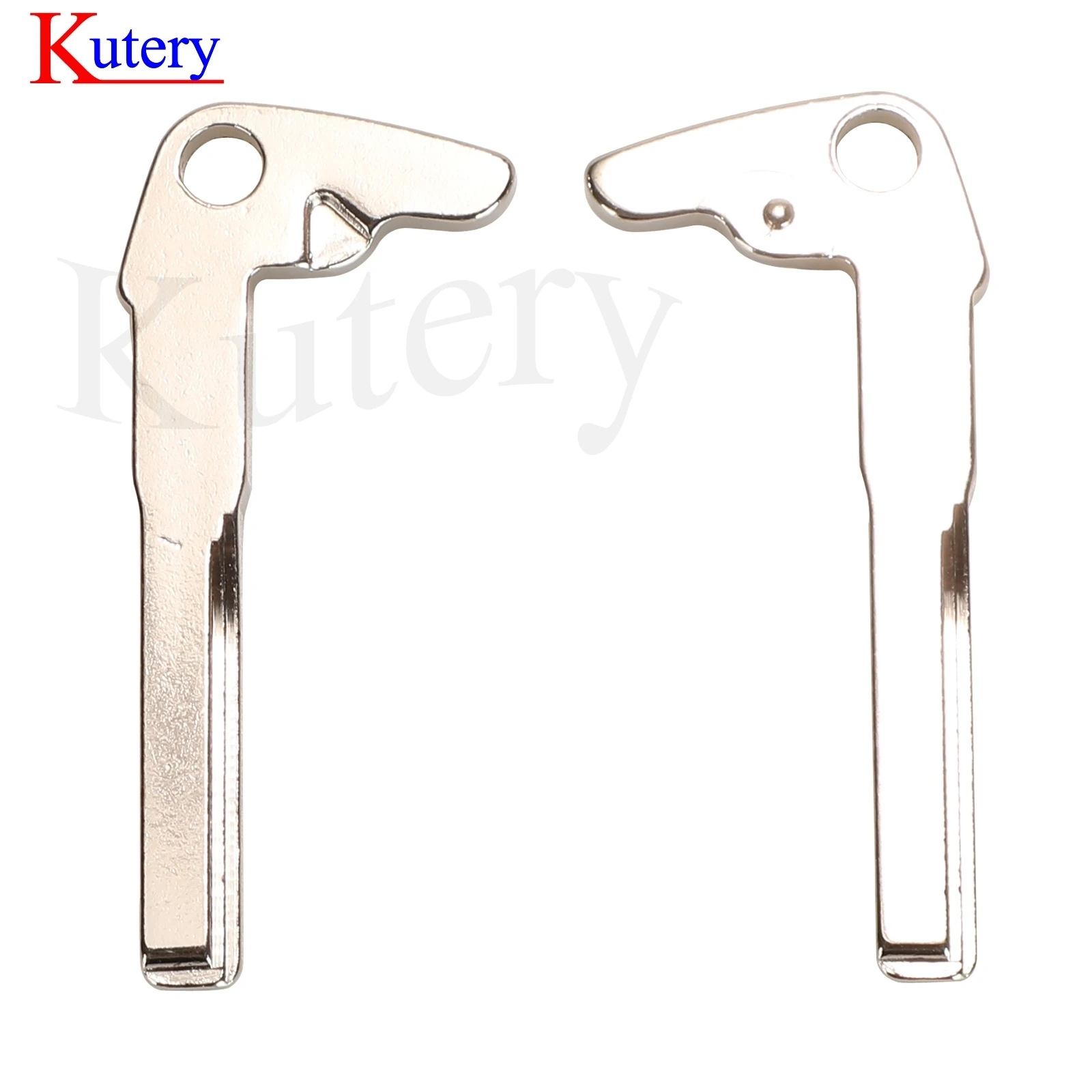 jingyuqin 10pcs Replacement Smart Car Key Blade For Mercedez Benz BGA Chrome C E Class Insert Uncut Blank Key Blade