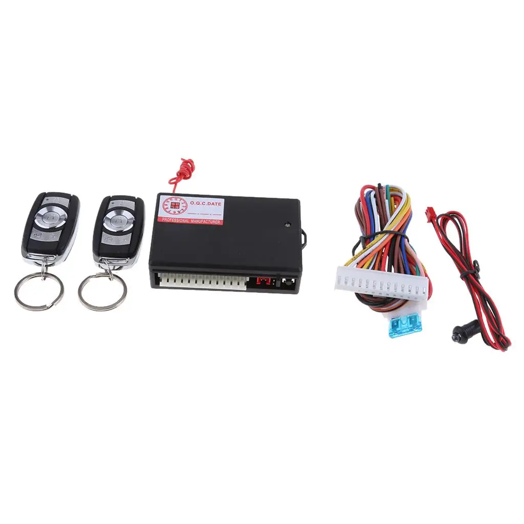 12 Lock Vehicle Keyless Entry System Auto Remote Central Kit with Control Box Two- Switch