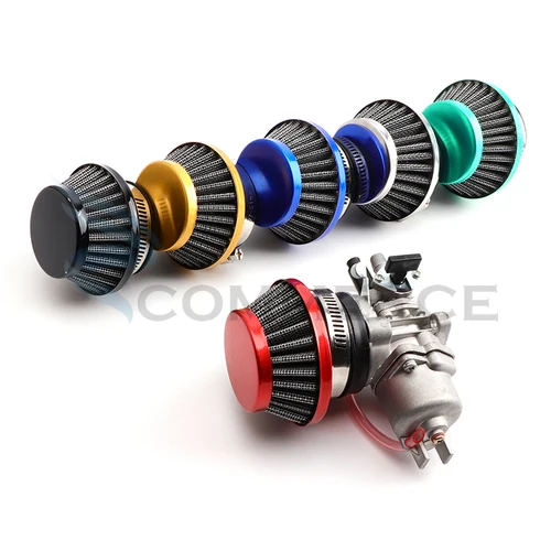 Imagen 2 del producto Carburador de motocicleta con filtro de aire Pod de 42mm para motor de 2 tiempos 47cc 49cc Mini Moto Pocket Bike Go Kart Buggy ATV Quad