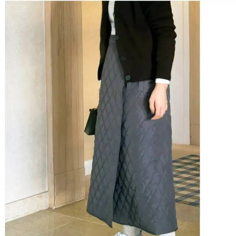 

Rakuten Autumn Winter Japanese Ins Loose Irregular Lace-up Half Skirt