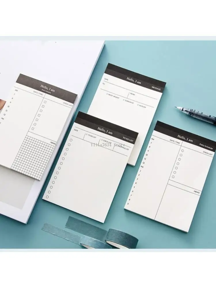  Small Planner Daily Schedule Notepads 50 Sheets Unlined Small Checklist Notebook