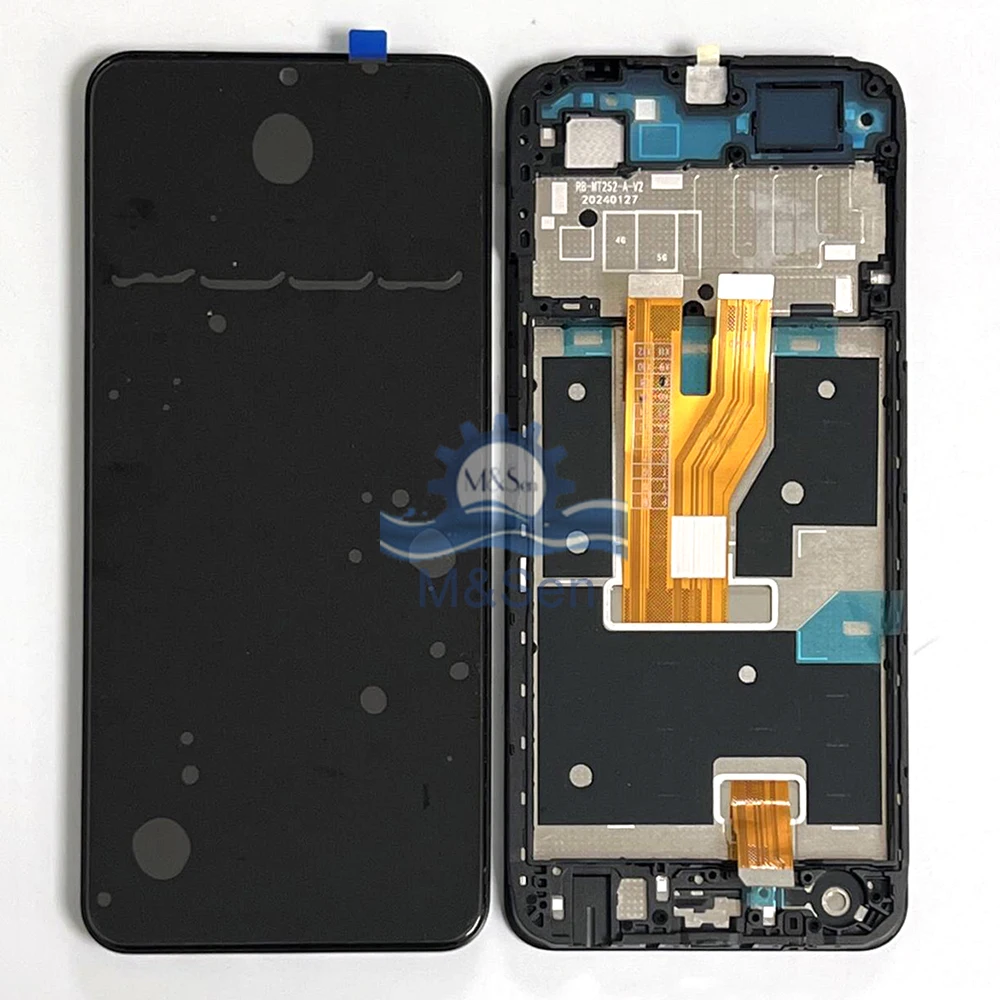 Original For Vivo Y02 LCD Y02T V2254 V2252 Display Y02A V2234_PK Screen+Touch Panel Digitizer Frame For Vivo Y02S LCD Y03 V2332