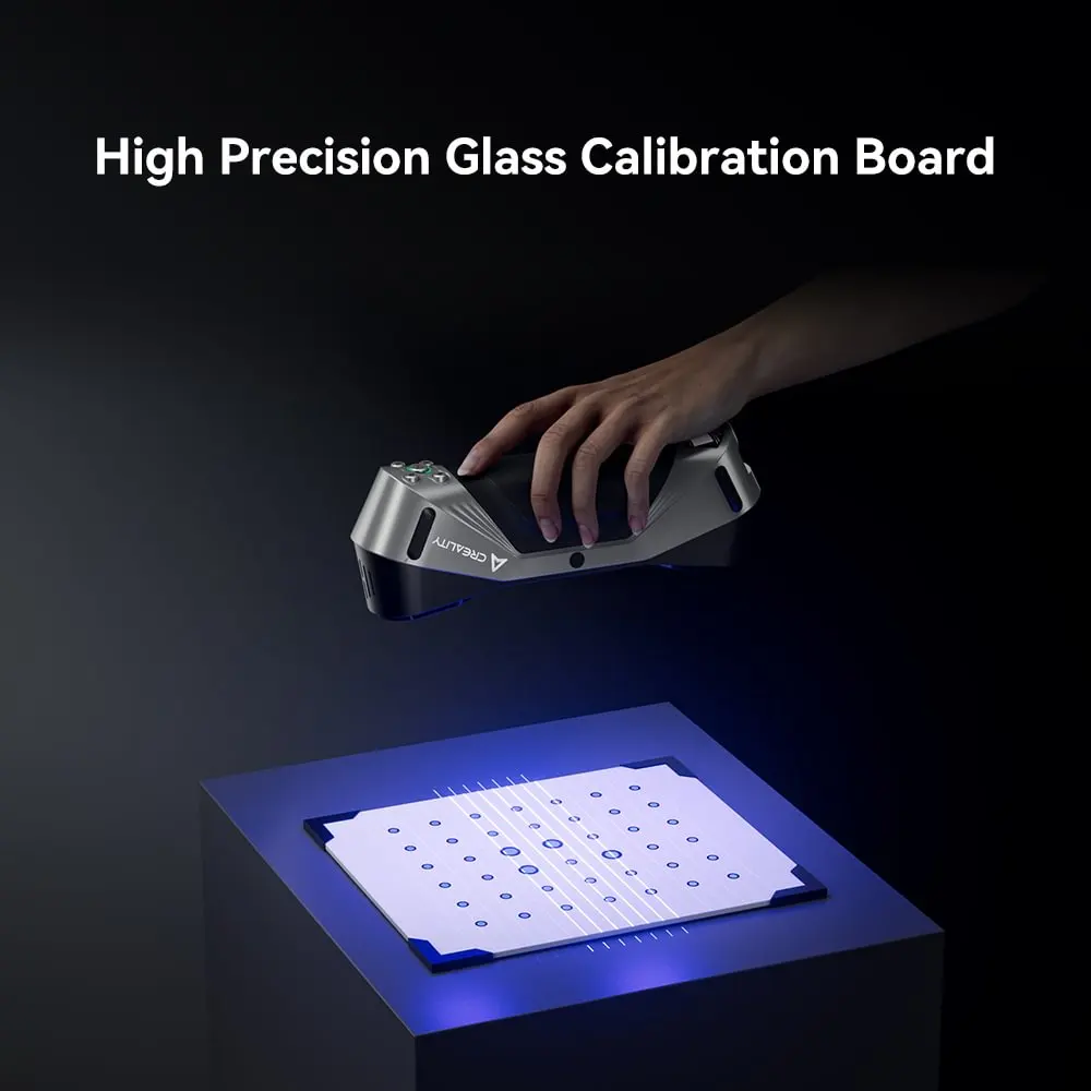 ماسح ضوئي ثلاثي الأبعاد محمول من Creality CR-Scan RaptorHybrid Blue Laser & NIR 7 خطوط ليزر متوازية زرقاء Creality Raptor Scanner 3D