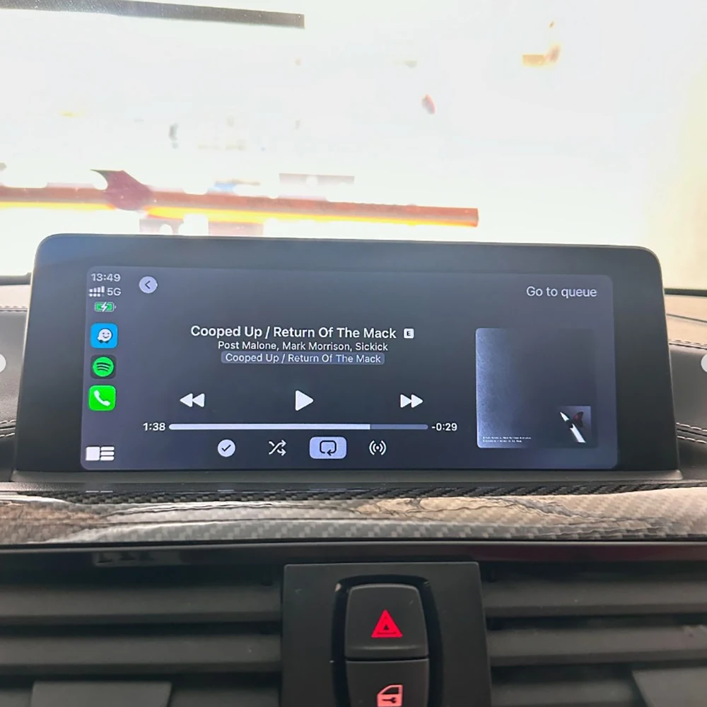 صندوق ذكي لسيارة BMW M4 F82 F83 ترقية الشاشة الأصلية مع وصلة مرآة أندرويد أوتوماتيكية AirPlay الملاحة اللاسلكية Apple CarPlay NBT #5