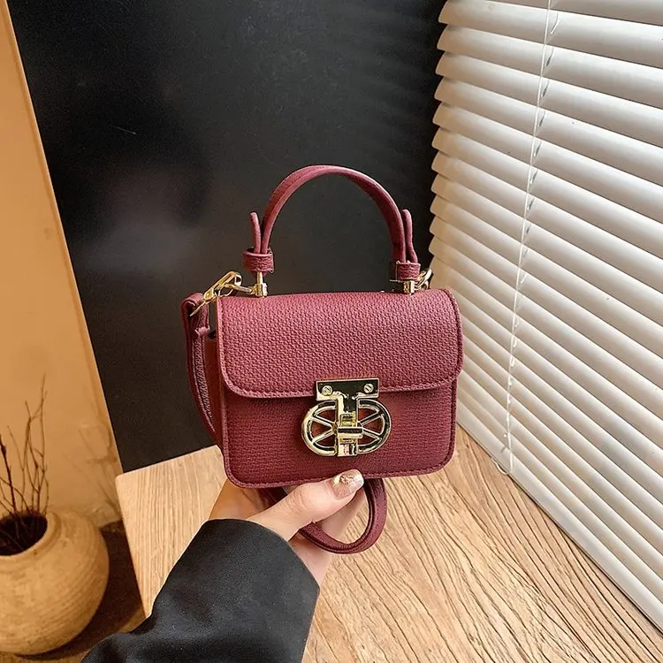 

Chic And Unique Leather Crossbody Bag Vintage Inspired Solid Color Can Be Used As A Fashionable Diaper Bag