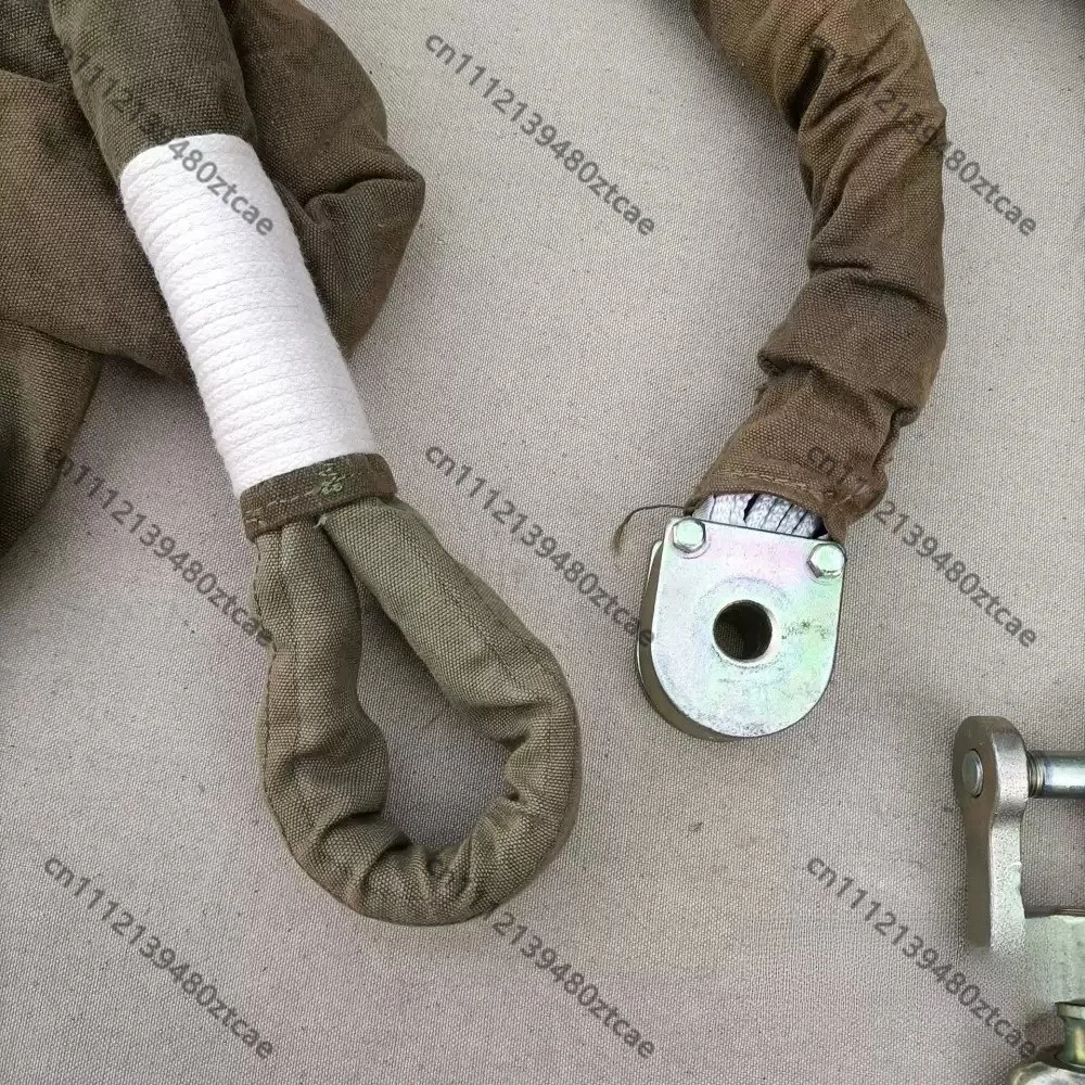 4‑Core High Strength Polyester Strap Rope, Heavy‑Duty Connecting Sling With 360° Swivel Buckle For Trailer And Cargo Securing