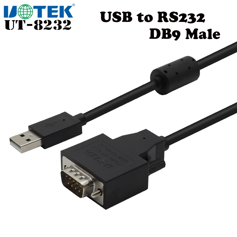 

UOTEK 1,5 м USB в RS232 конвертер женский порт кабель Серийный DB9 9-контактный разъем Женский Поддержка нескольких систем