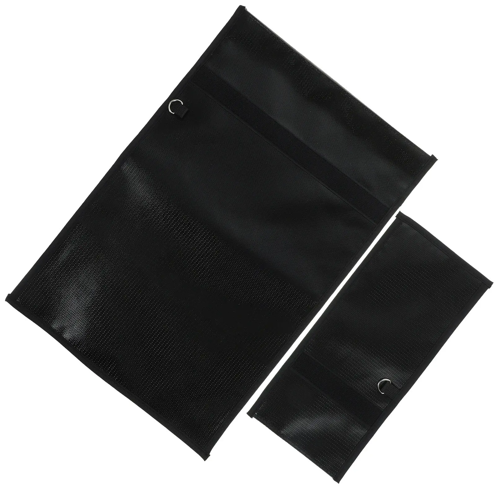 

2Pcs Fireproof Document Bags Tablet Storage Pouches Anti Phone Bags for Travel Business