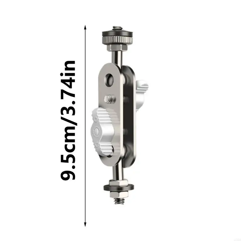 ตัวยึดกล้องโลหะ 270B 1/4 นิ้วบอลบอลแขนเวทมนต์พร้อมความสามารถในการปรับ 360 องศา