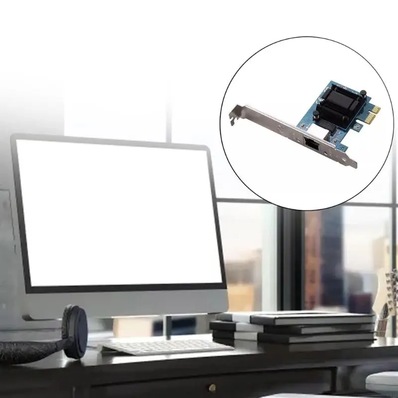 Bộ điều hợp mạng N84B PCIE 2.5G RJ45 Ethernet Mạng lưới PCIExpress Gigabit Ethernet Thẻ RTL8125BG điều khiển nhanh chóng
