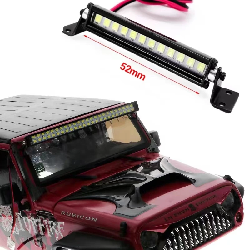 

48 LED lights simulated Crawler Car lights for 1/10 TRX4 SCX10 90046 D90 RC model car roof lights Upgrade Accessories