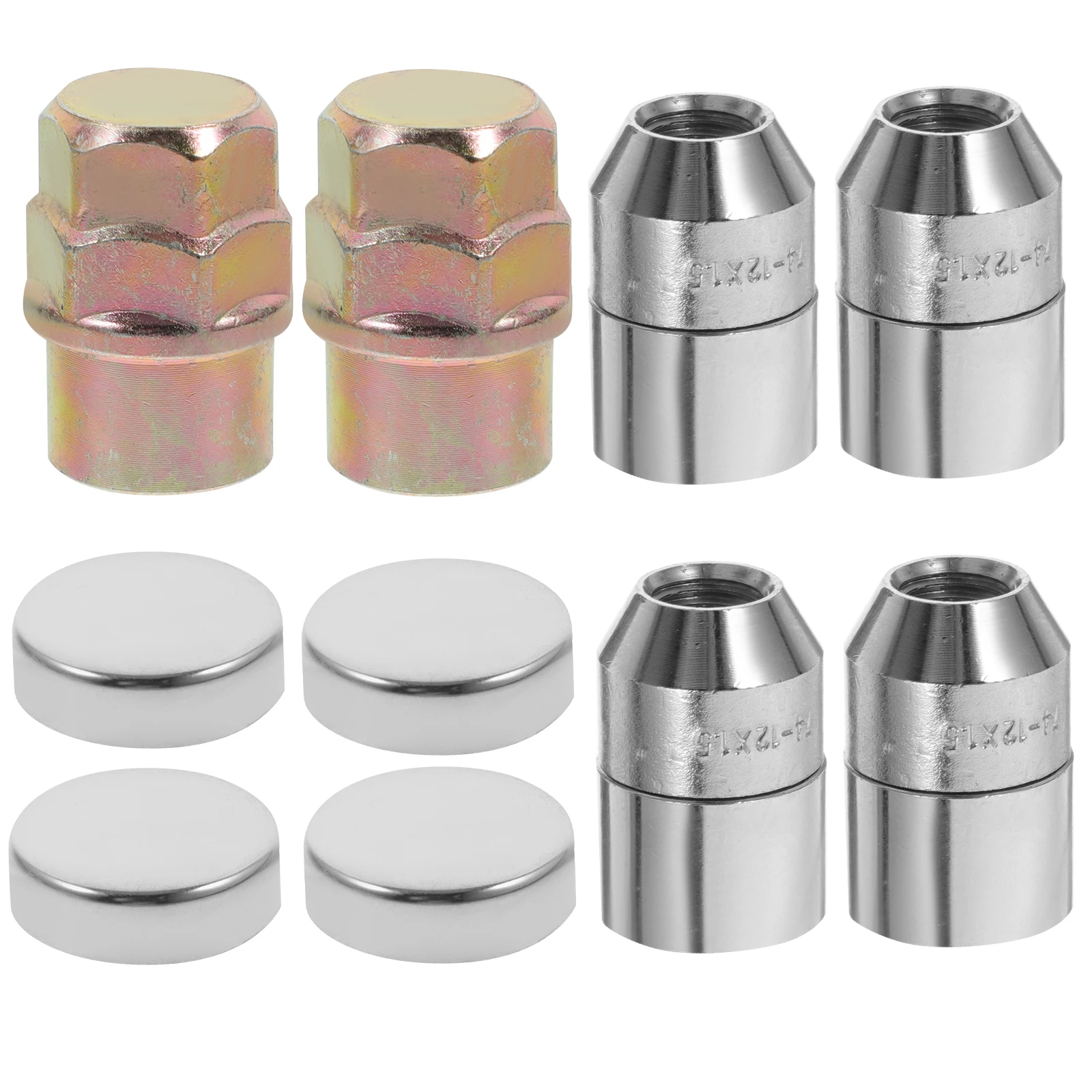 

4pcs Anti-theft Lug Nuts Forged Steel Wheel Tire Screws Dust Covers Automotive Truck Car lug nuts set wheel tire lug nuts