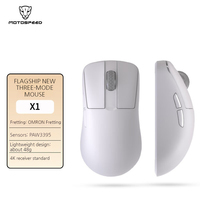 Motospeed X1 Wireless Bluetooth Connection Three Mode Game Mouse Paw3395 Lightweight Office Wireless 4k Small Handheld Mouse