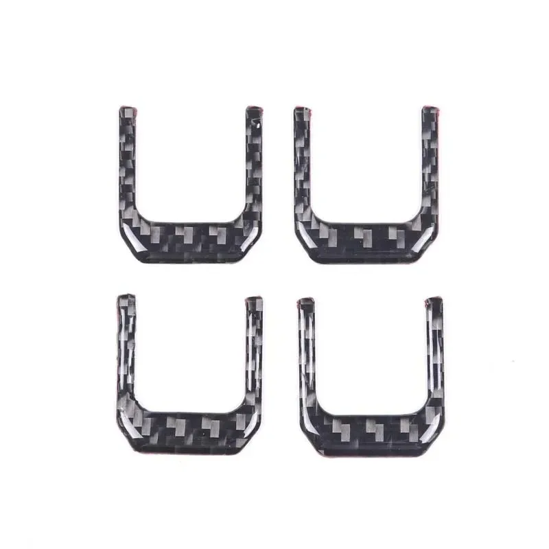 Car Vanity Mirror Decorative Panel Trim For Chevrolet Corvette C8 Z51 Z06 2020-2026 Soft Carbon Fiber Interior Car Accessories