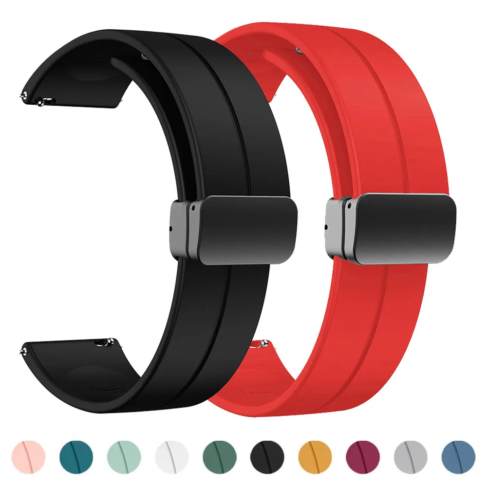 Correa de silicona de 22mm para reloj inteligente Colmi C81 M41 M42 para pulsera Colmi P71 P68 P60 P15 P16 P18 I10 I11 i30 V68 C63