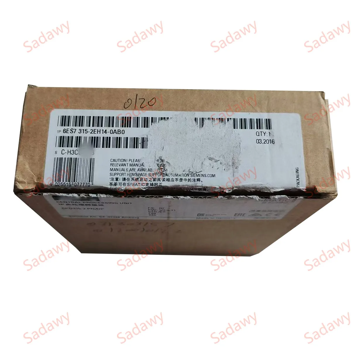 シーメンス純正新品 6ES7315-2EH14-0AB0 コントローラー PLCモジュール