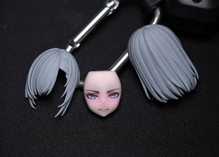 Hairstyle Hair Tricolor SH STUDIO 1/12 Machine Goddess Installation G-group Resin GK 3D Printer Parts