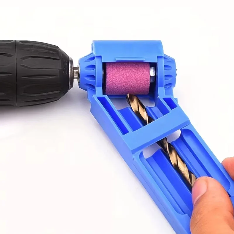 Portable 2.0-12.5mm Drill Bit Sharpening Machine Twist Drill Bit Sharpener Corundum Grinding Wheel Bit Tool