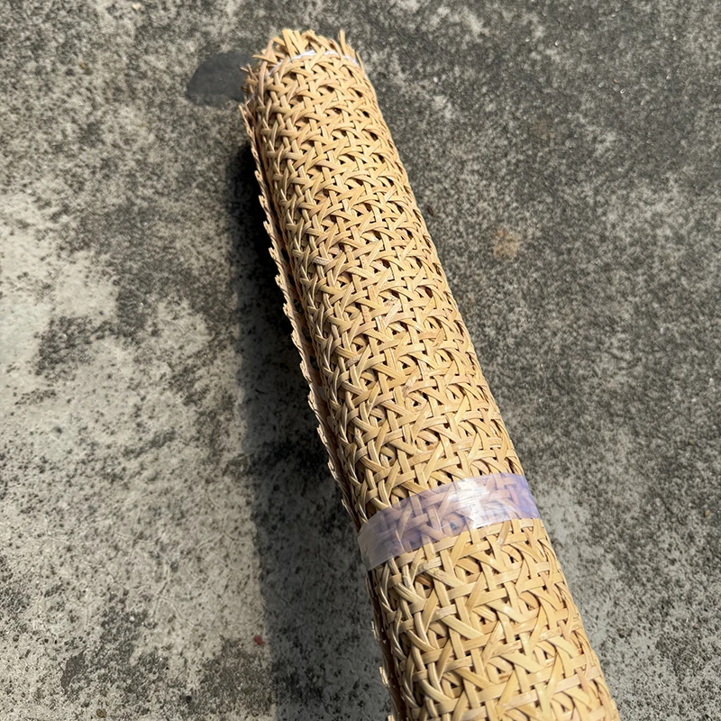 Hand-woven Natural Real Rattan Rolls, DIY Chair Cabinet Furniture Making Tools, 35/40/45/50/55cm Width Furniture Repair Material