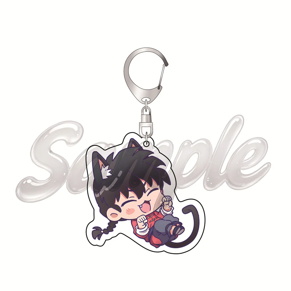 Anime Ranma ½ 6cm Acrylic Keyrings Backpack Decorations Accessories Decor Gifts Exquisite Products  Elegant Keychains