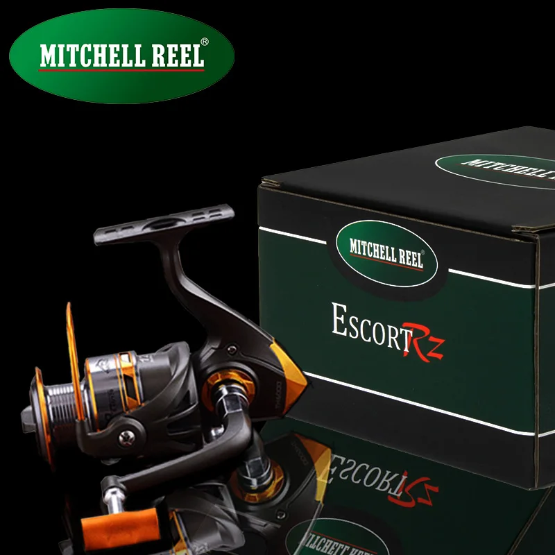 Carrete de Pesca MTCHELL, carrete de Pesca giratorio TH2000-7000, 13 libras, 5:2:1, Pesca de carpa, manos plegables, Pesca de Metal completo