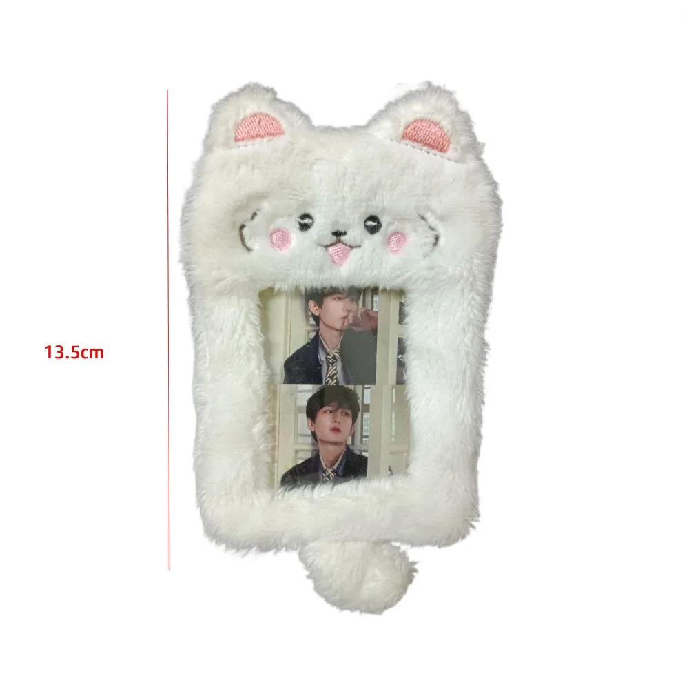 Fashion Multifunctional Photocard Case  Bear/Rabbit/Chick Photo Card Holder Cute Cartoon Cards Sleeve Gift image 6