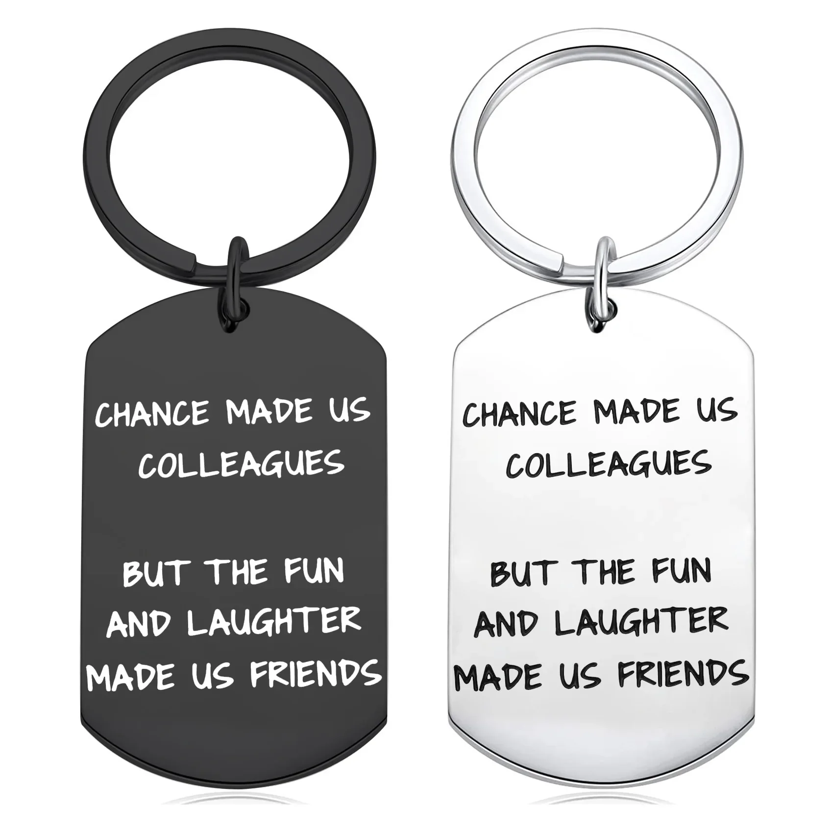 Cute Colleague Appreciation Gift Keychain Pendant Coworker Leaving Retirement Gifts Key Chain Keyring Thank You Colleague Gift