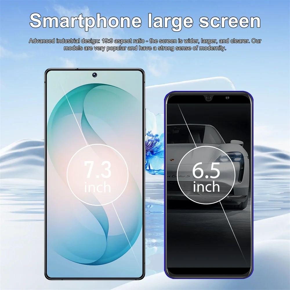K-Touch C26 Ultra Mobile Phones Android 15 Smartphone Cell phone 7.3 Inch 16+48MP Camera 22GB+2TB 7800mAh Wifi GPS Face Unlocked 5G Dual SIM Long Battery Cellphones For Men Women