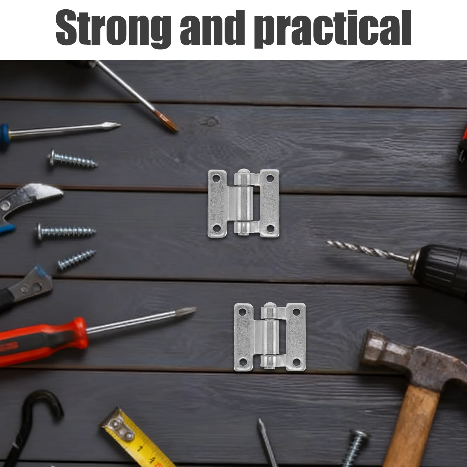 5Pcs Cargo Trailer Door Hinges Stainless Steel Heavy Duty Folding for Truck Bed Bench Seating Vehicle Container Dump Truck