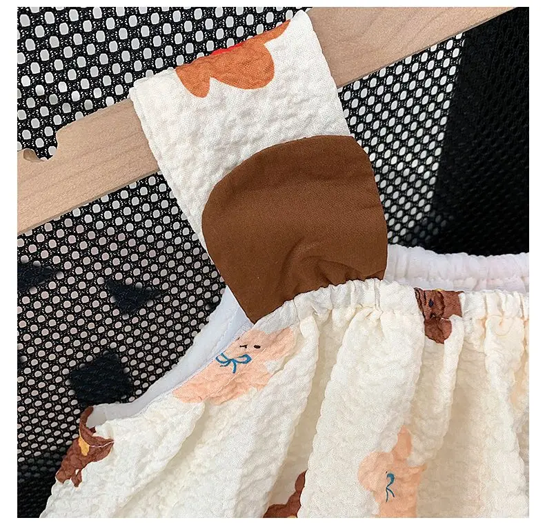 set di vestiti per neonata Abbigliamento estivo per bambine Costumi senza maniche Abiti casual adorabili