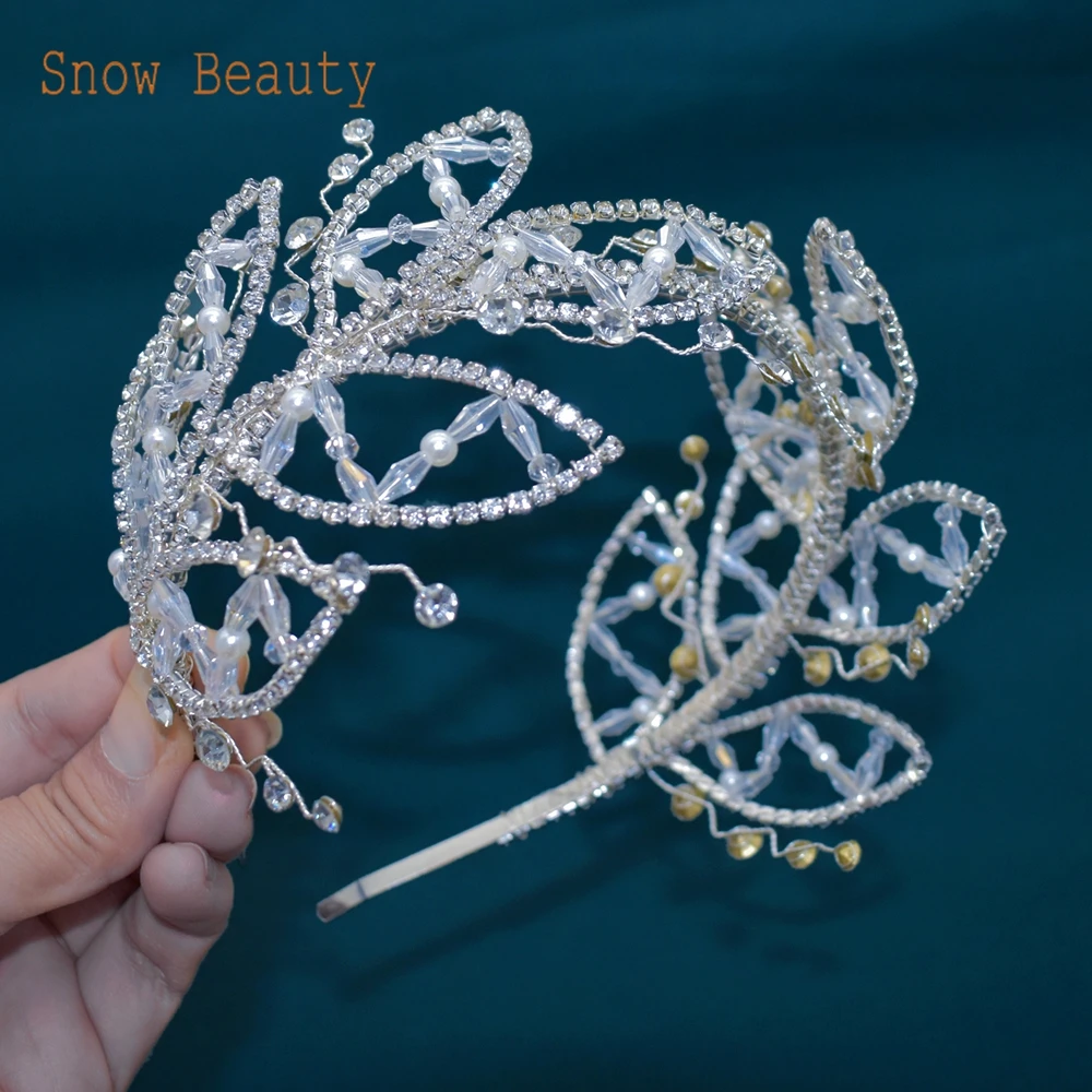 

DZ125 Wedding Headband Princess Headpieces Woman Jewelry Gift Bridal Hair Band Rhinestone Party Headwear Fashion Head Hoop